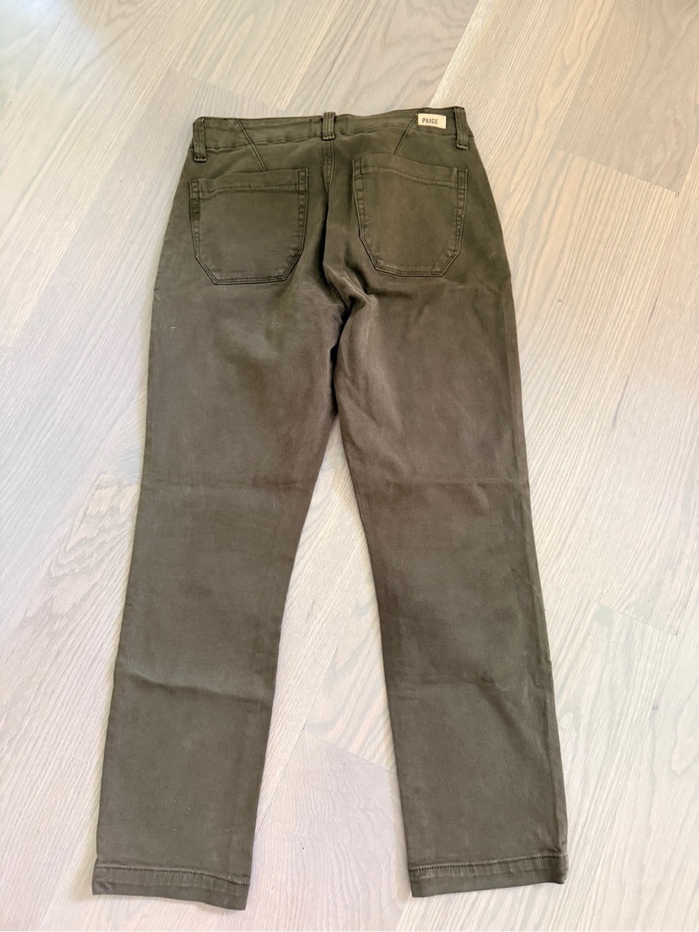 NWOT Mayslie Straight Ankle Pant - Vintage Olive Meadow - Picture 6 of 6